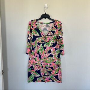 Lilly Pulitzer Palmetto Print Pima Cotton Dress Size Medium
